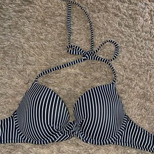 Shade & Shore Striped Bikini Top 32B
